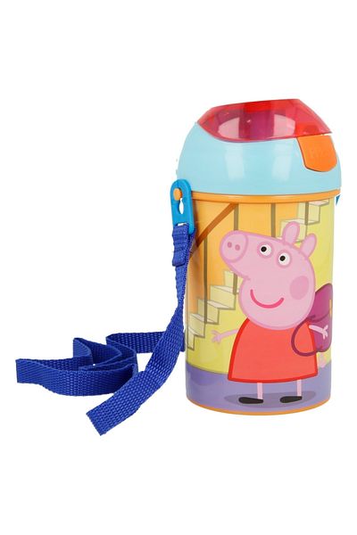 Peppa Pig Water bottle, leak-proof, 450 ml, BPA-free, multicolor, Peppa Pig