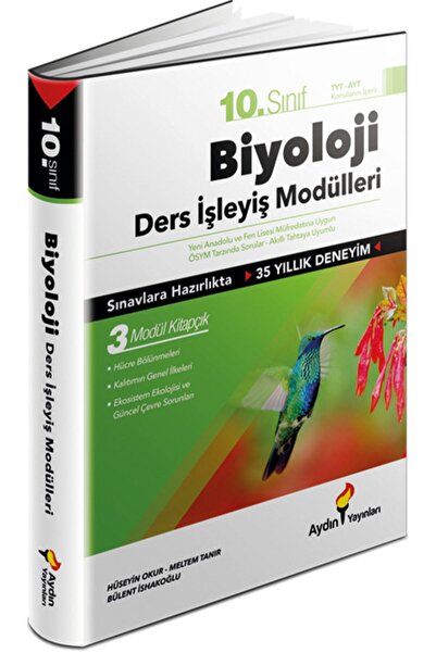 Aydın Yayınları Aydın Yayınları 10. Sınıf Aydın Biyoloji Ders Işleyiş Modülleri