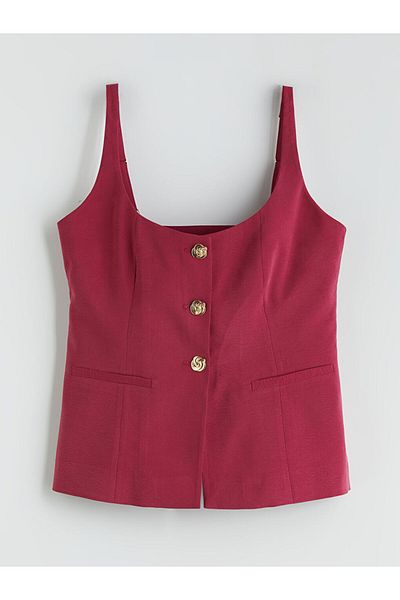 LC Waikiki New Season U Neck Modal Blend Women's Classic Vest - S5R717Z8