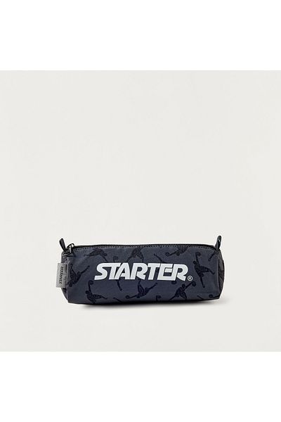 Starter حقيبة أقلام رصاص مطبوعة بالكامل بطبعة كرة سلة مع سحاب للإغلاق