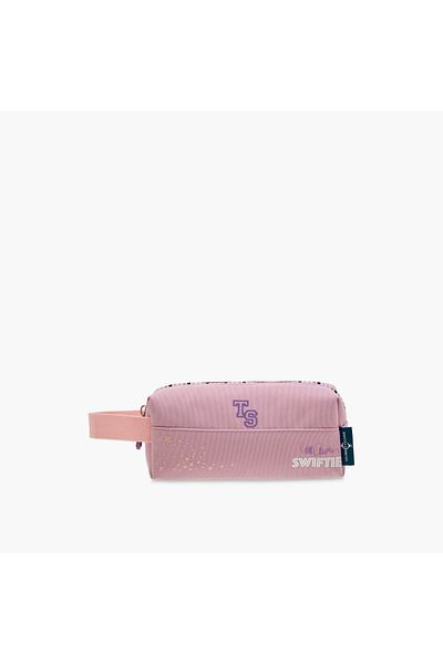Celebrity Icons Taylor Swift Pencil Pouch with Zip Closure and Side Strap