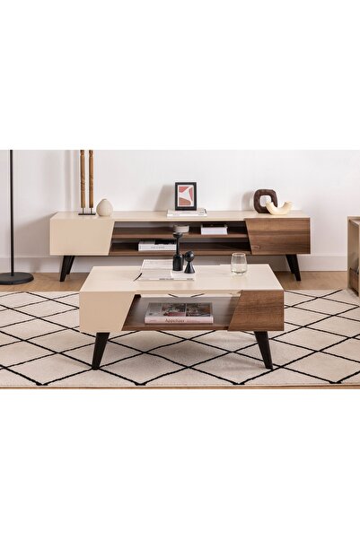 Vivense CLARK ORTA SEHPA, CEVİZ BEJ