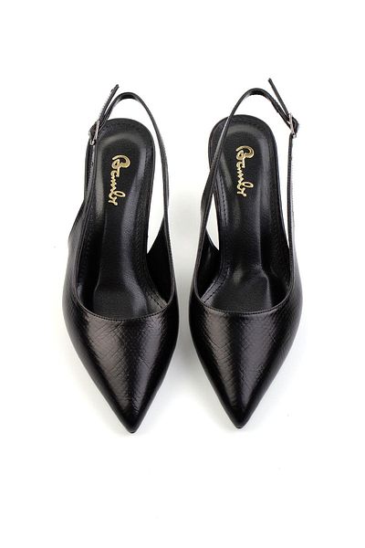 Bambi Black Women's Classic Heeled Shoes K01209076207