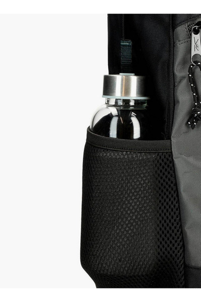 Reebok Logo Print School Backpack with Adjustable Straps and Zip Closure - 38x19x43 cm