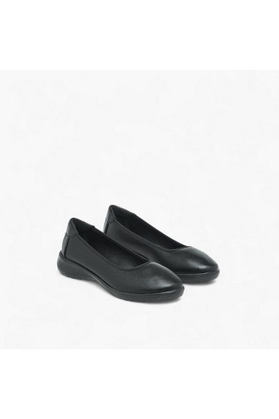 Flora Bella by Shoexpress Textured Slip-On Ballerina Shoes