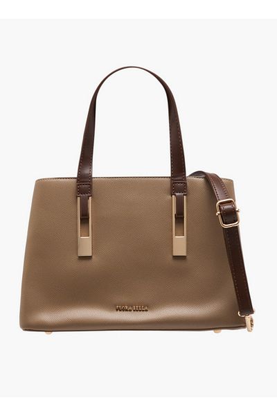 Flora Bella by Shoexpress Women Solid Tote Bag with Double Handles and Detachable Strap
