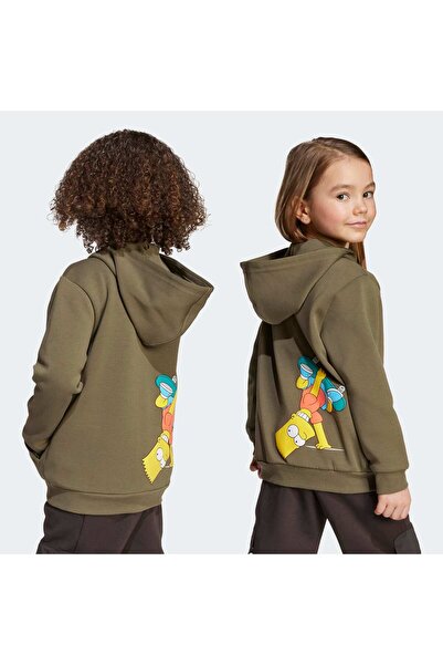 adidas The Simpsons Children's Green Jacket (Jl9198)