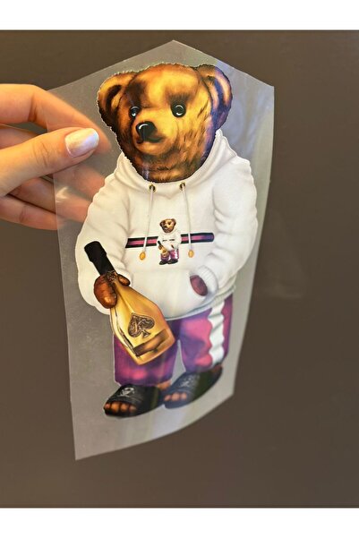 Gönülden Tasarım Tricou cu urs de arici care se lipeste pe fier transfer print emblemă 20X10 CM