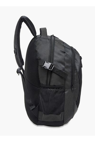 Oaklan by Shoexpress Boys Logo Print School Backpack with Adjustable Straps and Zip Closure - 12x31x43 cm