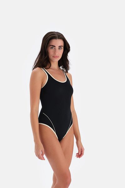 Eros Chest Part Recovery U-Necklace Women's Swimming Swimsuit