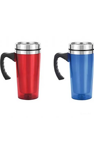 New Life 500 ml Leakproof Red Steel Thermos – Warm/Cold Protection All Day