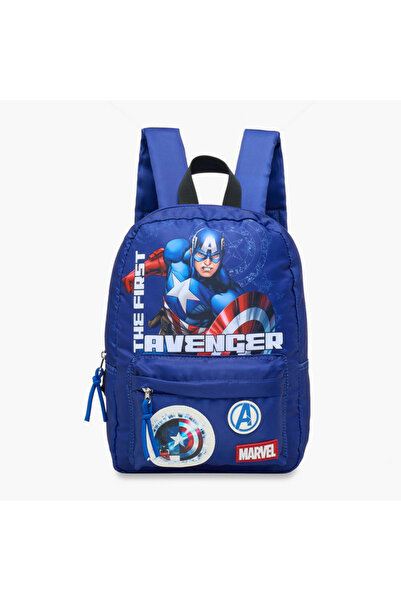 Marvel Avenger Print School Backpack with Adjustable Straps - 10x25x33 cm
