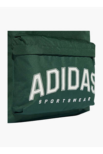 adidas Logo Print School Backpack with Adjustable Shoulder Straps and Zip Closure - W 31 x H 44 x D 15 cm