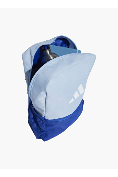 adidas Logo Print School Backpack with Adjustable Straps and Zip Closure - W 31 x H 44 x D 15 cm