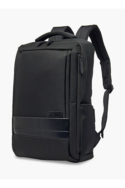 LBL by Shoexpress Men Solid Backpack with Adjustable Straps and Zip Closure - 10x32x42 cm