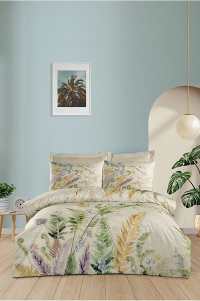 Altınbaşak Creaforce Edena Sand Double Duvet Cover Set