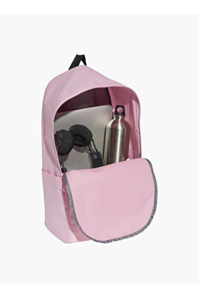 adidas Girls Logo Print School Backpack with Adjustable Straps and Zip Closure - W 31 x H 44 x D 15 cm