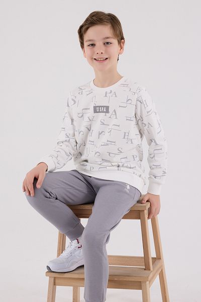 U.S. Polo Assn. Licensed Boys' Bottom Top 2 Piece Tracksuit Set