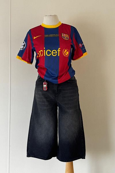 Wisevelya Red Fcb Oversized T-Shirt