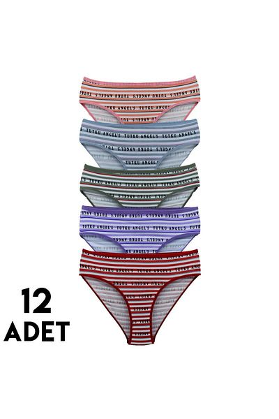 Tutku 12 Pack with Socks Gift 0595 Bloom Bikini 12 Pack