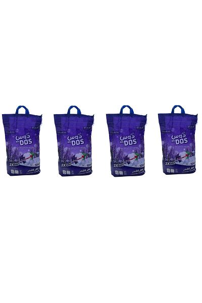 ASL DOS Premium Lavender Scented Laundry Powder, 4 Packs of 10 kg, Total 40 kg