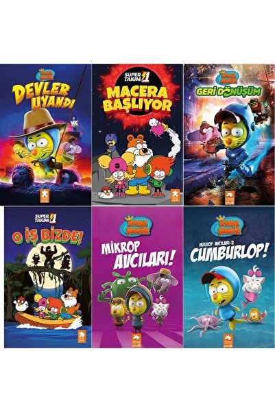 Eksik Parça Yayınları Kral Şakir 6 Kitap Set + Devler + Geri Dnşm+Macera Bşly...