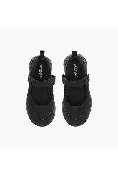 Kappa Girls' Pull Tab Detail School Shoes with Hook and Loop Closure