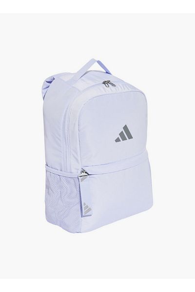 adidas Girls Logo Print School Backpack with Adjustable Shoulder Straps and Zip Closure