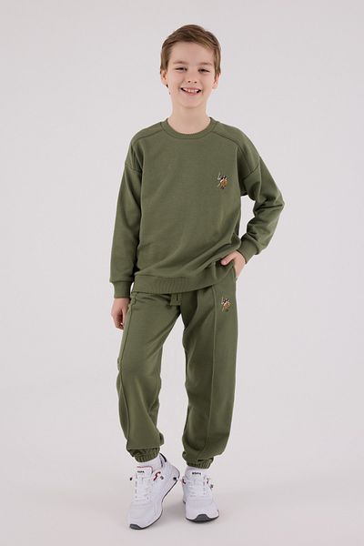 U.S. Polo Assn. Licensed Boys' Bottom Top 2 Piece Tracksuit Set