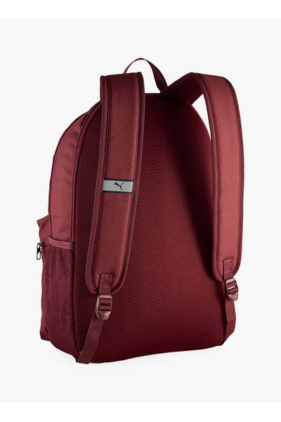 Puma Logo Print School Backpack with Adjustable Shoulder Straps and Zip Closure