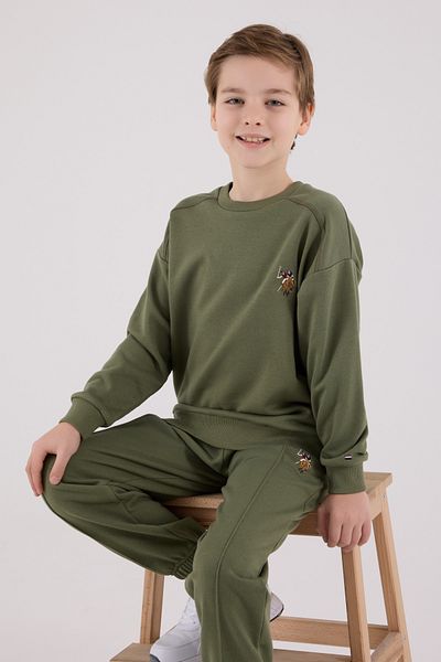 U.S. Polo Assn. Licensed Boys' Bottom Top 2 Piece Tracksuit Set