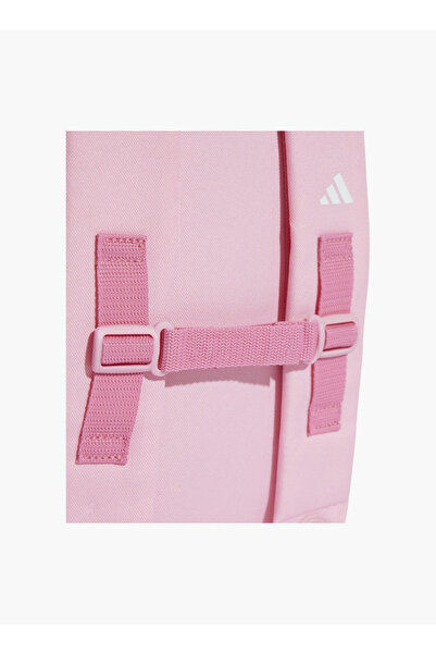 adidas Girls Logo Print School Backpack with Adjustable Straps and Zip Closure - W 30 x H 43 x D 14 cm