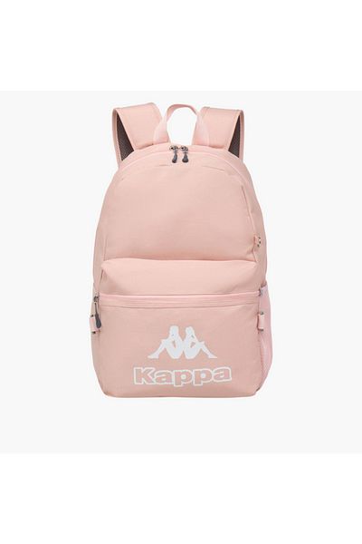 Kappa مجموعة حقيبة ظهر مدرسية بطباعة شعار مكونة من 3 قطع - 44 × 13 × 30 سم