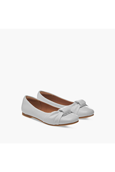 Little Missy Knot Accent Slip-On Ballerina Shoes