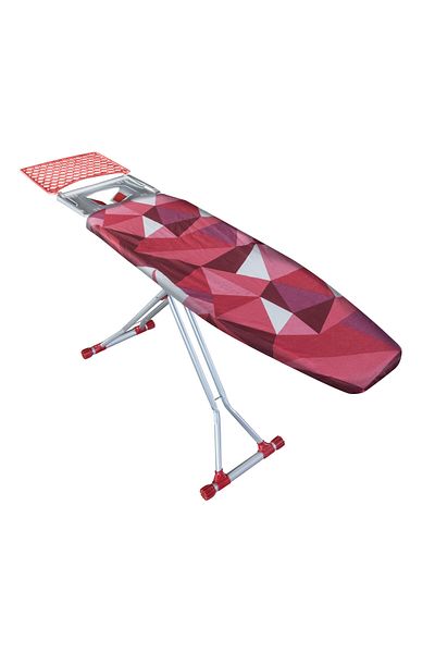 Zilan Home Zilan Argento Ironing Board Zln3499, Work Surface 118x42 Cm, Metal Top, Laundry Rack