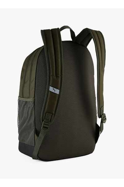 Puma Logo Embossed School Backpack with Adjustable Shoulder Straps and Zip Closure
