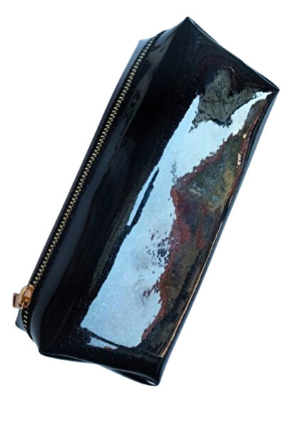 Glanart tek bölmeli simli rugan kalemlik 1 adet