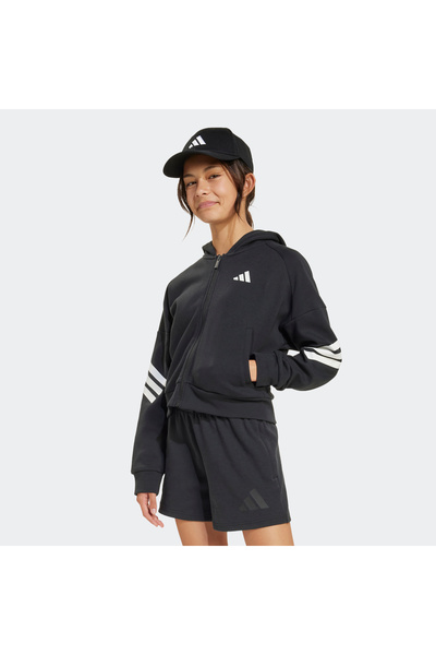 adidas Jachetă neagră pentru copii Future Icons (JJ4847)