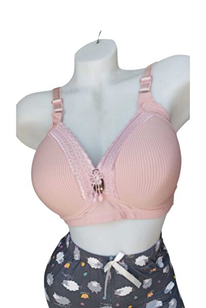 PATRON C Cup Underwire-Free Patterned Gathering Bra