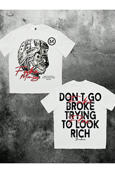 SVART WEAR Nu te rupe banii în încercarea să arăți bogat Tricou supradimensio...