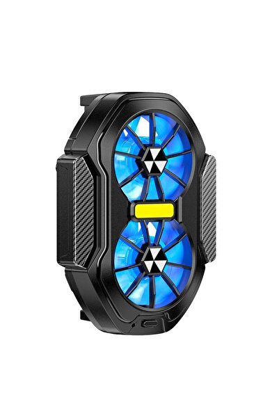 AXYA Cep Telefonu Soğutucu Çift Fanlı Şarj Edilebilir Oyun Soğutucu Fan Fs01
