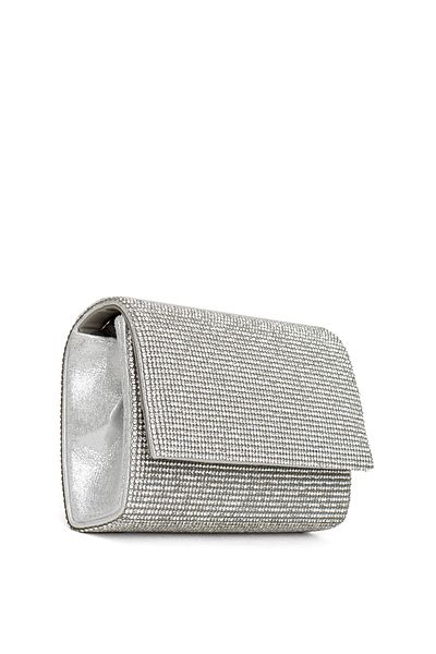 VAROL ÇANTA Varol 450B Women's Basic Evening Dress Bag Silver