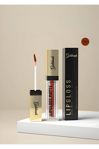 GOLDMAK جولدماك أحمر شفاه روج سائل مطفي ثابت - 203