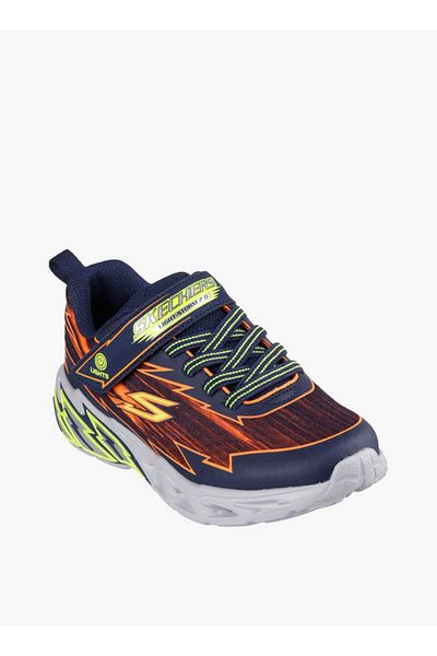 SKECHERS Boys' LIGHT STORM 2.0 Sports Shoes with Hook and Loop Closure - 400149L-NVOR
