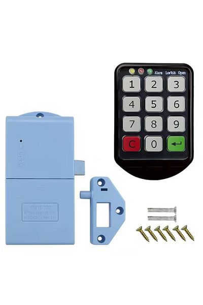 Powermaster Pm-26724 Key Combination Black Drawer Cabinet Lock (Pack of 2)