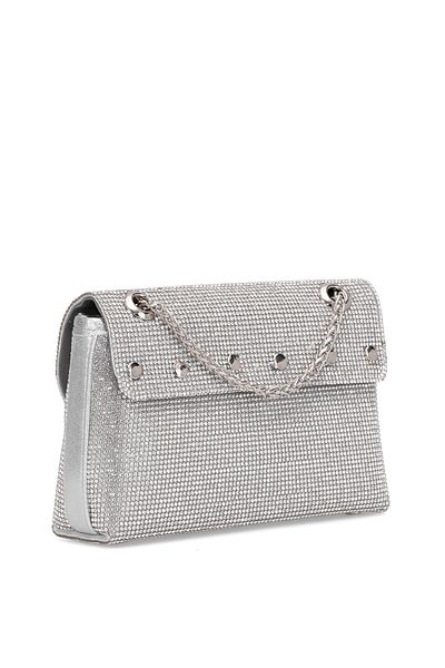 VAROL ÇANTA Varol 934R Women's Royal Evening Dress Bag Silver