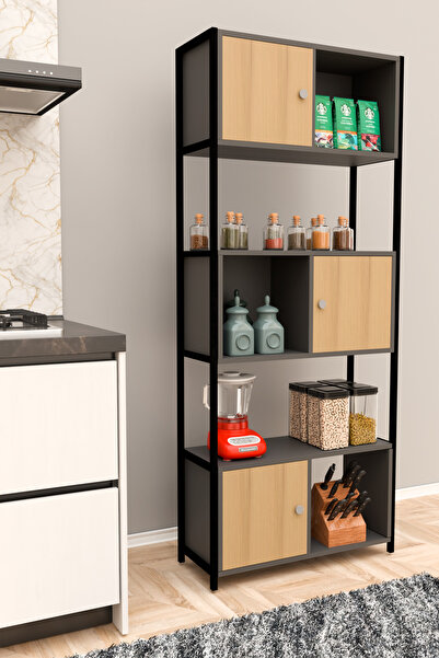 Remaks SEGARA Mutfak Dolabı Mutfak Rafı Çok Amaçlı Dolap ve Saklama Dolabı- A...