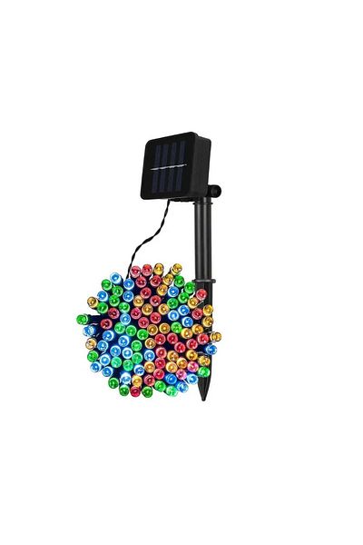 divendi-ro Solar Light Fixture, IP44, 30/50/100m Length, with 150/250/500 LEDs, Multicolor Light - 50m-250LED