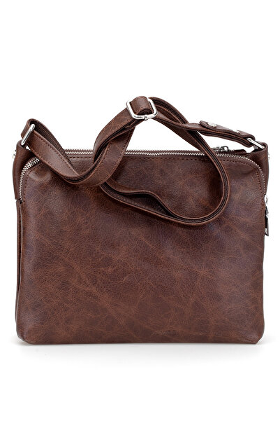 Jacquline Clim332-7C Women's Shoulder Bag Brown