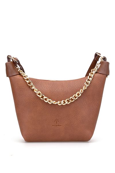 Jacquline Clim600C Women's Shoulder Bag Brown